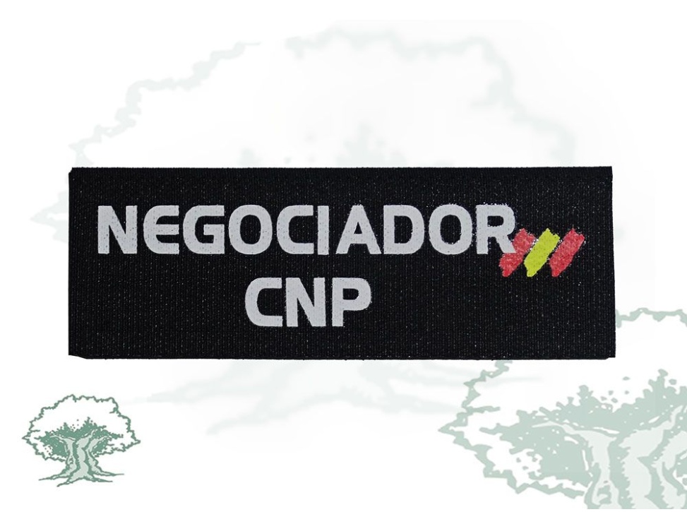 Logo reflectante Negociador Policía Nacional