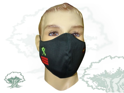 Mascarilla Cabo Guardia Civil textil personalizada