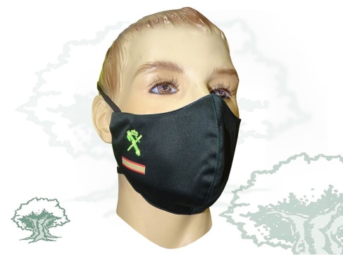 Mascarilla Cabo 1º Guardia Civil textil personalizada