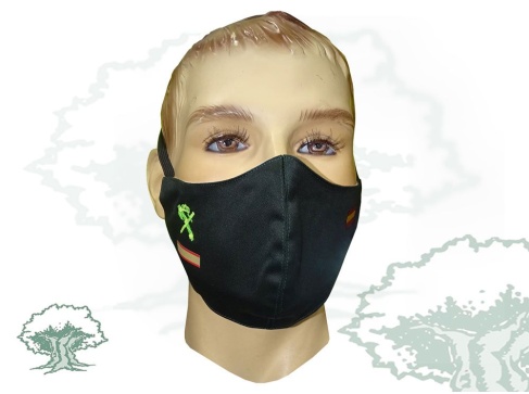 Mascarilla Cabo 1º Guardia Civil textil personalizada