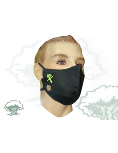 Mascarilla Comandante Guardia Civil textil personalizada
