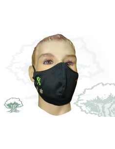 Mascarilla Teniente Guardia Civil textil personalizada 2