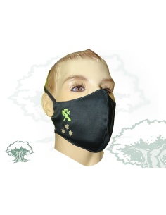 Mascarilla Capitán Guardia Civil textil personalizada
