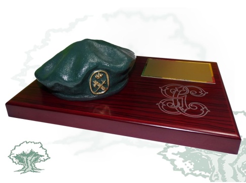 Boina de sobremesa Guardia Civil verde