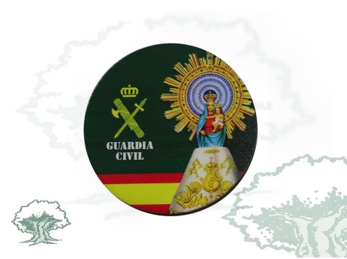 Imán Virgen del Pilar circular Imán Virgen del Pilar circular