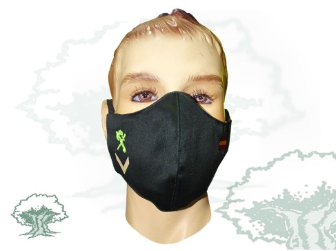 Mascarilla Alumno Guardia Civil textil higiénica bordada