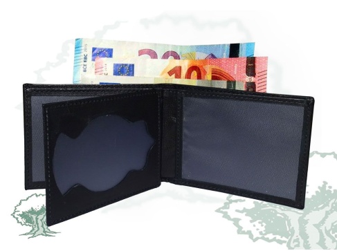 Cartera Policía Nacional billetera con tarjetero para chapa