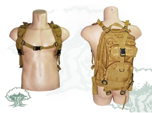 Mochila Force Barbaric coyote de 30 litros