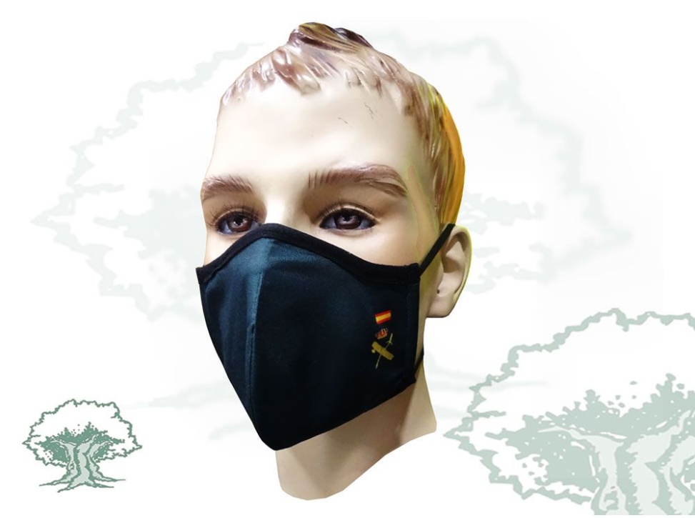 Mascarilla Academia de Guardias higiénica reutilizable