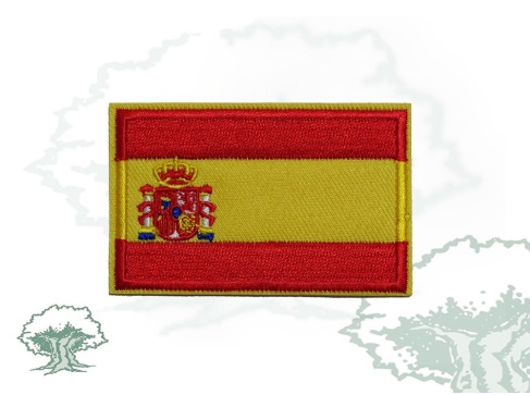 Parche bandera de España con escudo constitucional