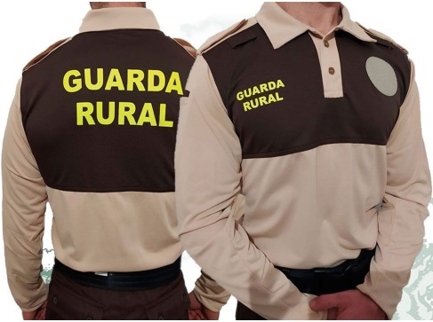 Polo bicolor de manga larga Guarda Rural