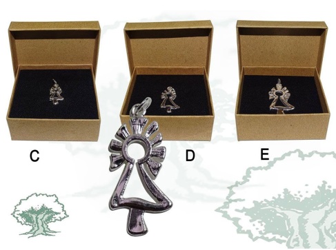 Colgante Virgen del Pilar de diseño