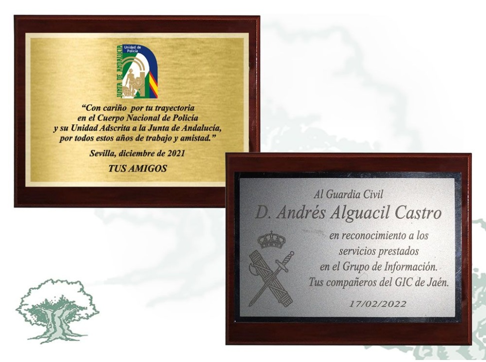 Metopa dedicatoria personalizada