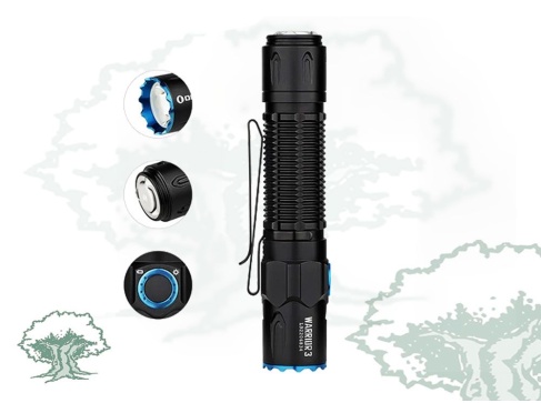 Linterna Olight Warrior 3 de 2300 lúmenes