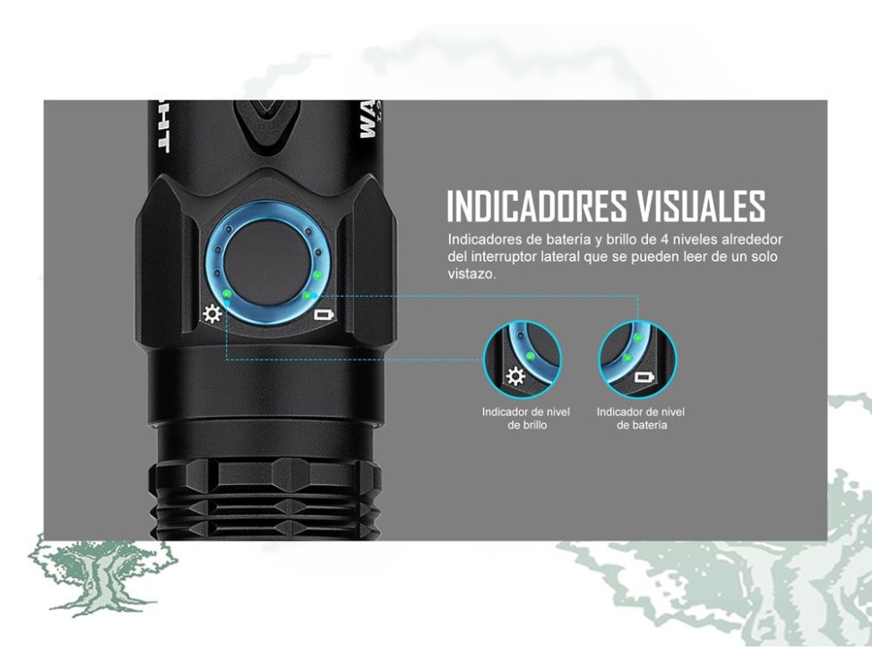 Linterna Olight Warrior 3 de 2300 lúmenes