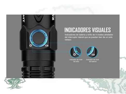 Linterna Olight Warrior 3 de 2300 lúmenes