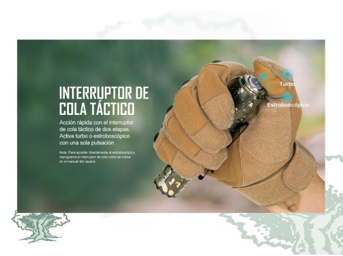 Linterna Olight Warrior 3 de 2300 lúmenes