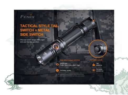 Linterna Fenix PD35 V3.0 de 1700 lúmenes