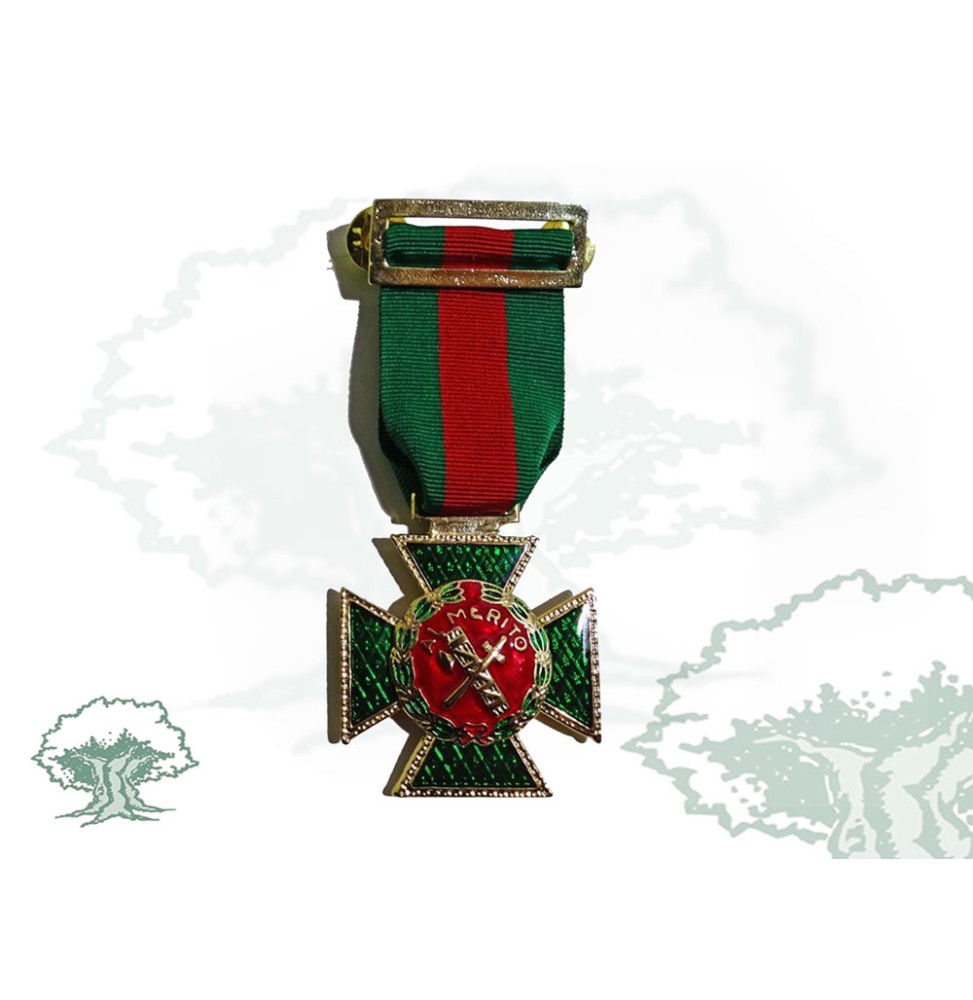 Cruz de la Orden del Mérito de la Guardia Civil distintivo rojo