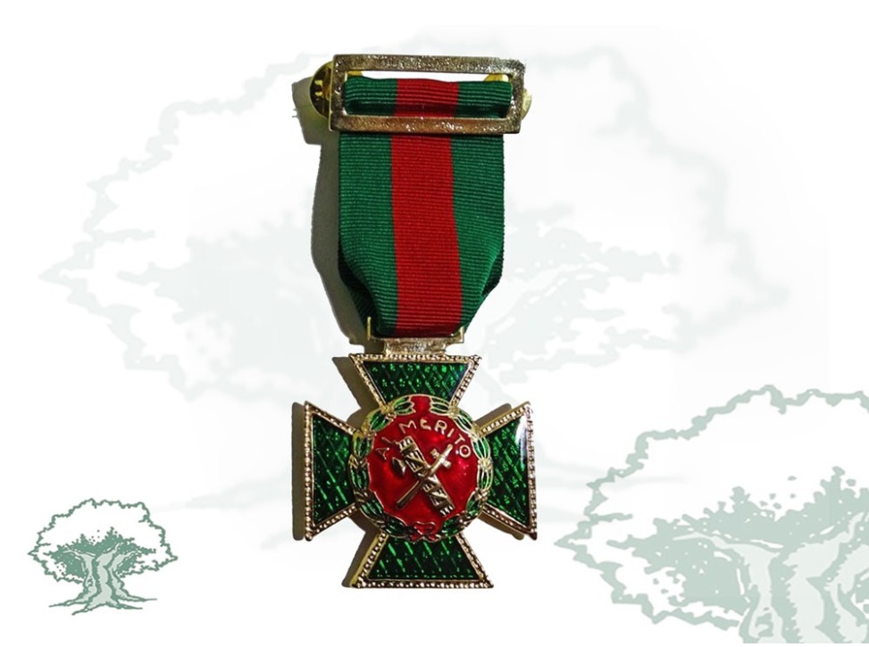 Cruz Orden del Mérito de la Guardia Civil distintivo rojo