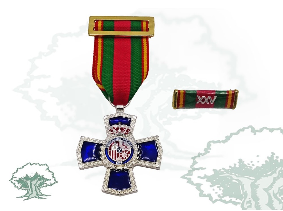 Cruz Dedicación Policial