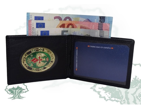 Cartera Guardia Civil de Tráfico billetera simple con chapa