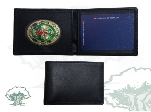 Cartera billetera simple con chapa Guardia Civil de Tráfico