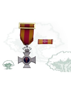 Cruz Constancia en el Servicio de plata