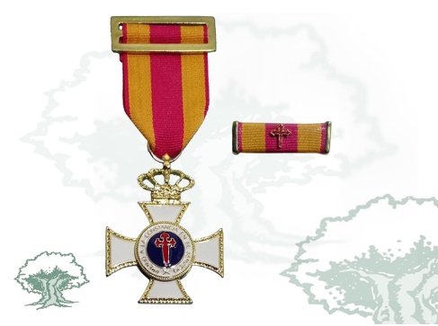 Cruz Constancia en el Servicio de oro