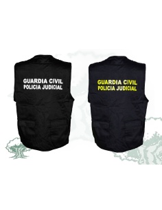 Chaleco intervención Policía Judicial de la Guardia Civil
