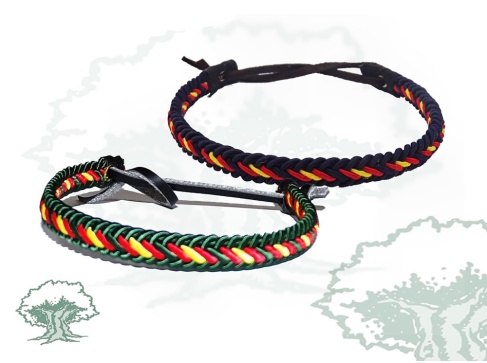 Pulsera España de hilo