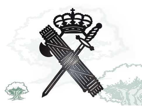 Emblema Guardia Civil de forja