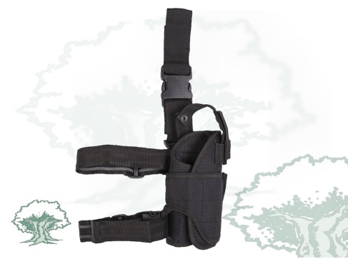 Plataforma pernera con porta cargador