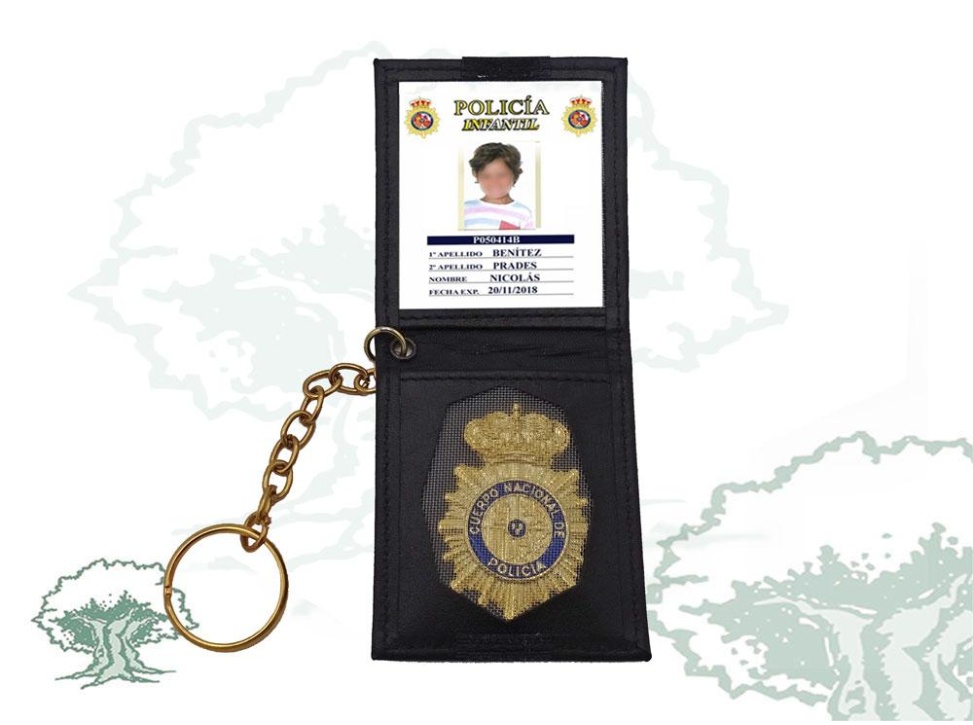 Llavero carnet infantil Policía Nacional