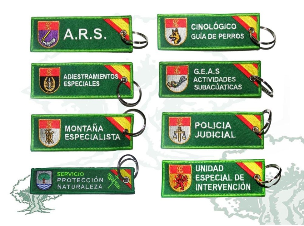 Llavero Especialidades Guardia Civil
