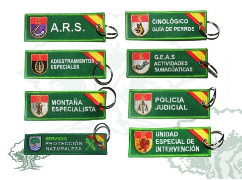 Llavero Especialidades de la Guardia Civil