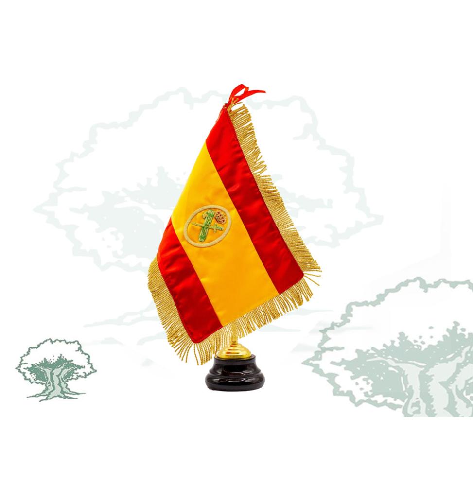 Bandera de España de sobremesa Guardia Civil