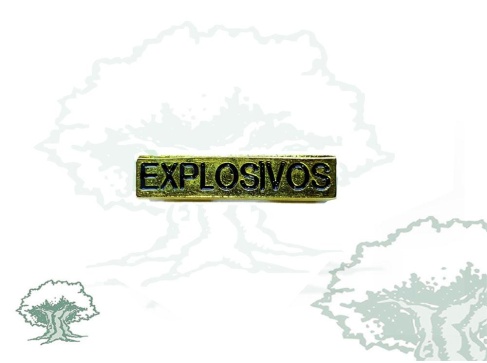 Barra Curso de Explosivos de la Guardia Civil