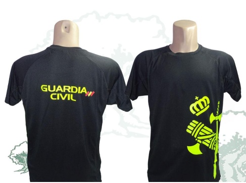 Camiseta técnica Guardia Civil fluor