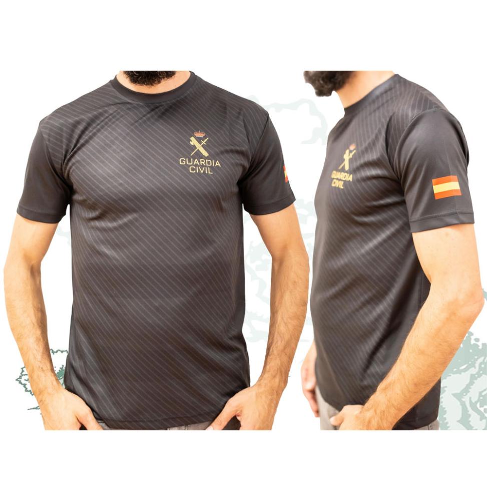 bicapa Los Alpes Blanco Camiseta técnica Guardia Civil negra
