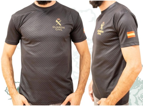 Camiseta técnica Guardia Civil negra