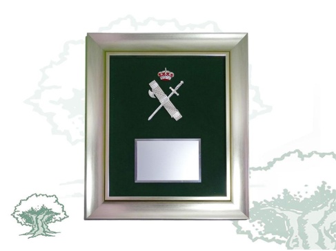 Cuadro Guardia Civil plateado