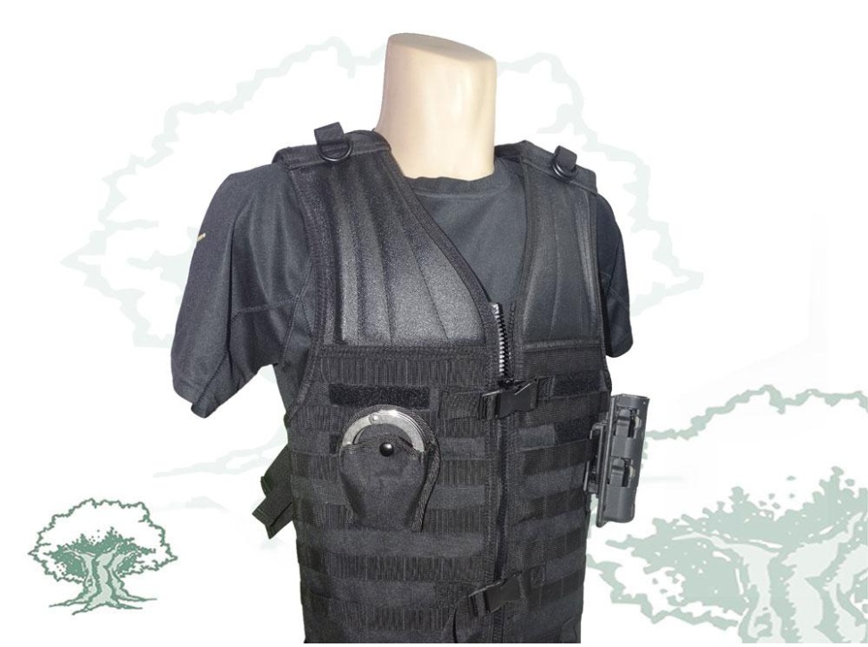 Funda grilletes semiabierta molle de nylon