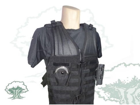 Funda grilletes semiabierta molle de nylon