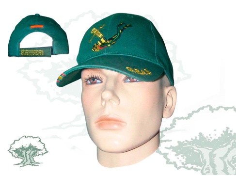 Gorra GEAS de la Guardia Civil verde