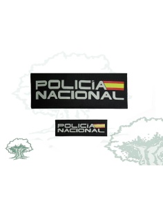 Logos reflectantes Policía Nacional para chaleco