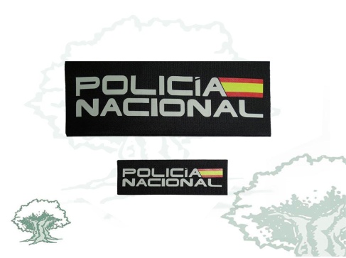 Logos reflectantes Policía Nacional para chaleco