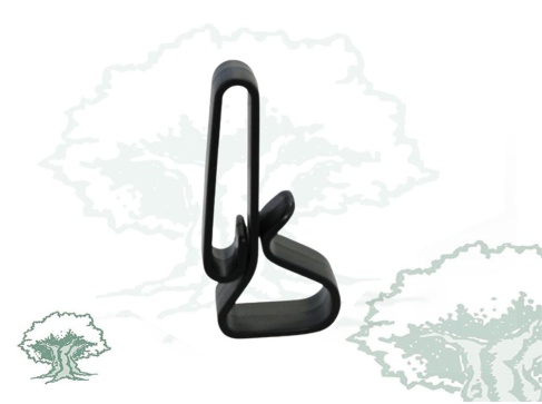 Mosquetón porta casco