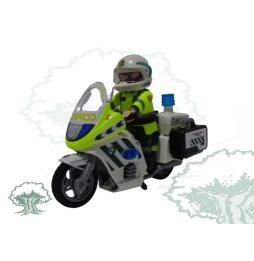 Muñeco articulado motorista de la Guardia Civil de Tráfico