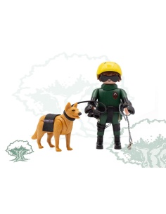 Muñeco articulado Montaña de la Guardia Civil con perro